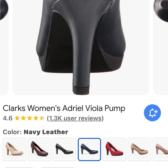 Clark Ultimate Comfort Collection Adriel Viola Shoes, NAVY, size 9.5M - Picture 14 of 14